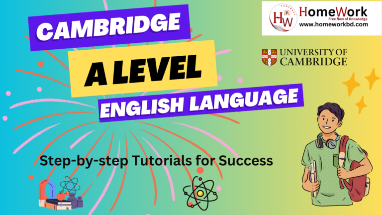 Cambridge A Level English Language